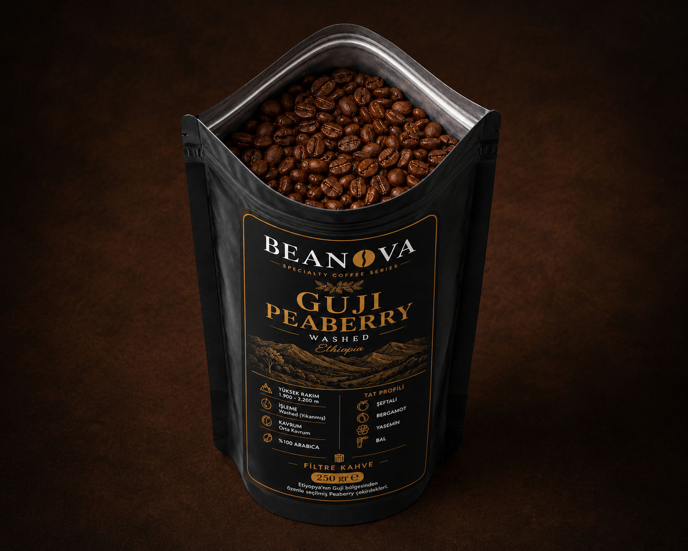 Guji Peaberry Çekirdek Kahve Nedir? Özellikleri, Tat Profili ve Demleme Rehberi